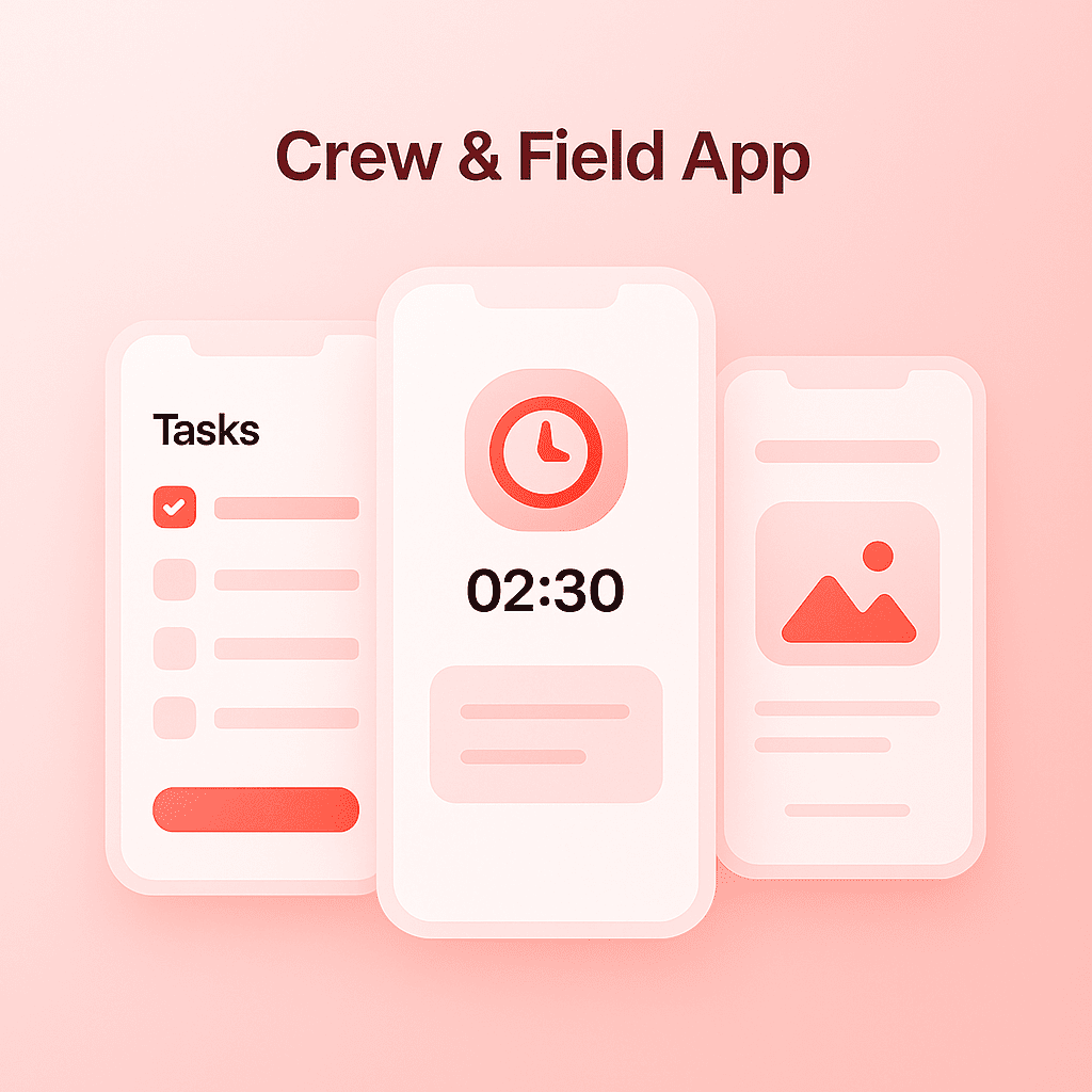 Crew and Field App Dashboard