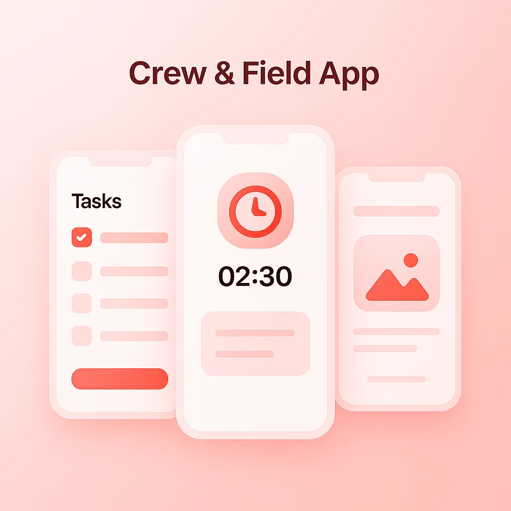 Crew and Field App Dashboard